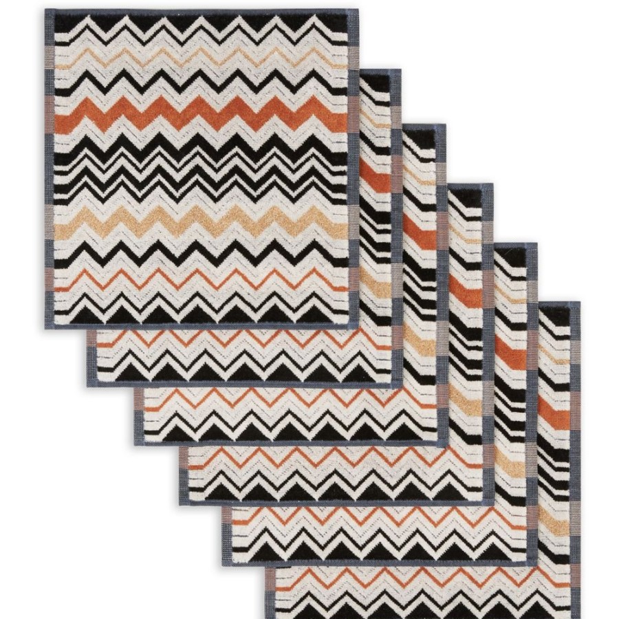 Textil Missoni Home Handdukar & Badlakan | Bernard Ansiktshandduk 6-Pack 30X30 Cm, 160