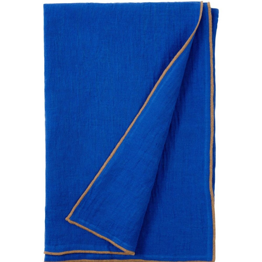 Textil Brita Sweden Sangoverkast | Evy Overkast 260X260 Cm, Cobalt