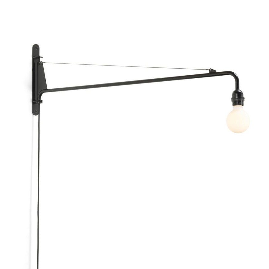 Belysning Vitra Vagglampor | Petite Potence Vagglampa, Deep Black