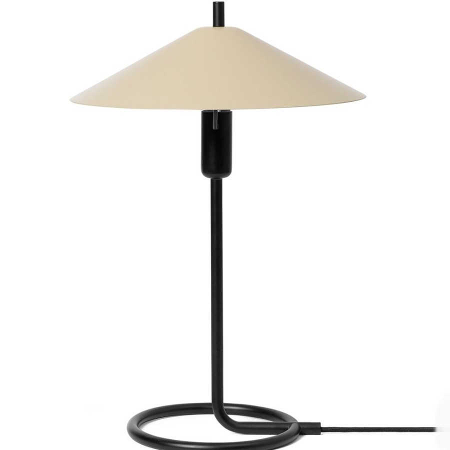 Belysning Ferm Living Bordslampor | Filo Bordslampa, Cashmere