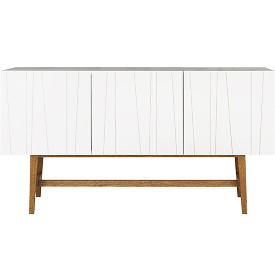 Mobler Asplund Sidobord & Smabord | Vass 40:135 Sideboard Valnot, Vit