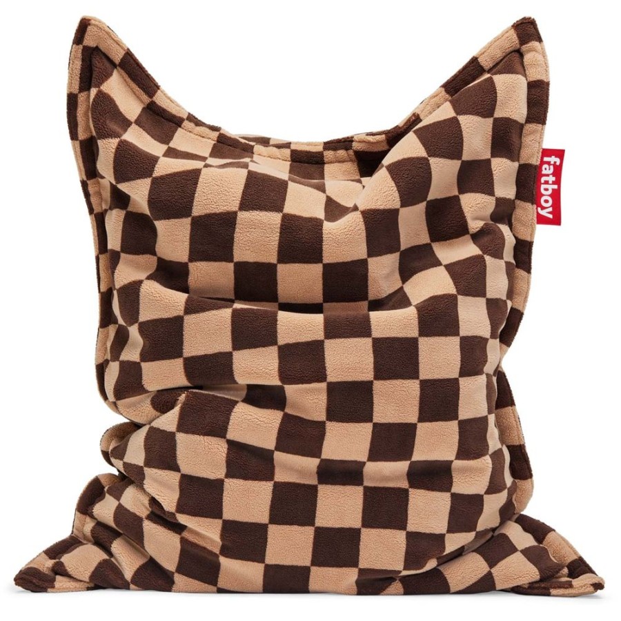 Mobler Fatboy Sittpuffar | Original Slim Teddy Chess Sittsack, Limited Edition, Brun