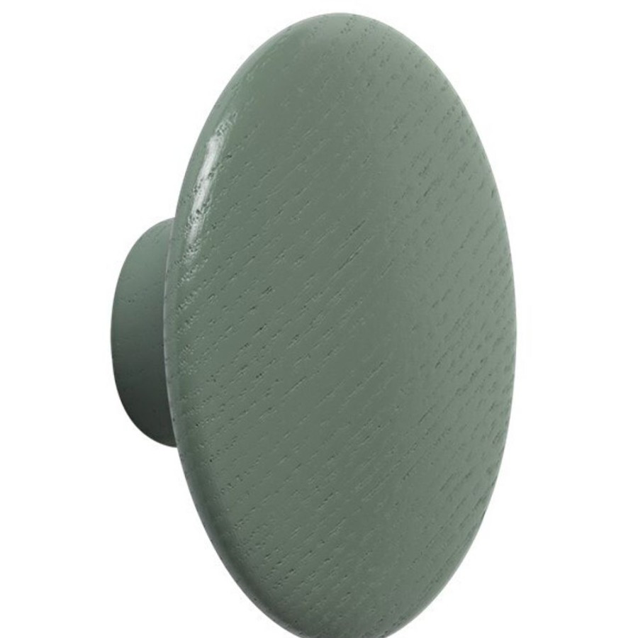 Inredning Muuto Krokar & Galgar | The Dots Krok Extra Small, Dusty Green