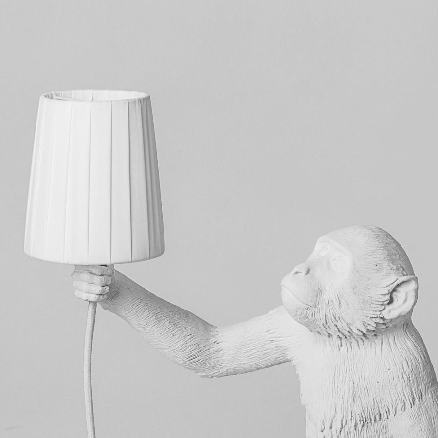 Belysning Seletti Lampskarmar | Monkey Lamp Lampskarm, Vit