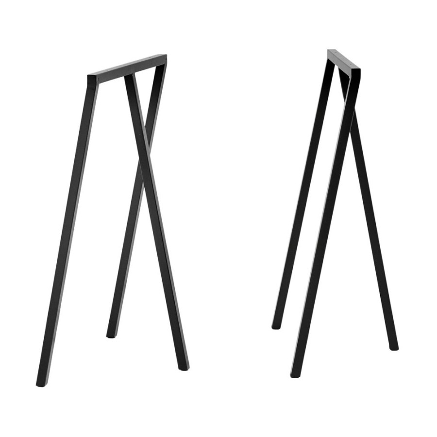 Mobler HAY Skrivbord | Loop Stand High Bordsben 2-Pack, Svart