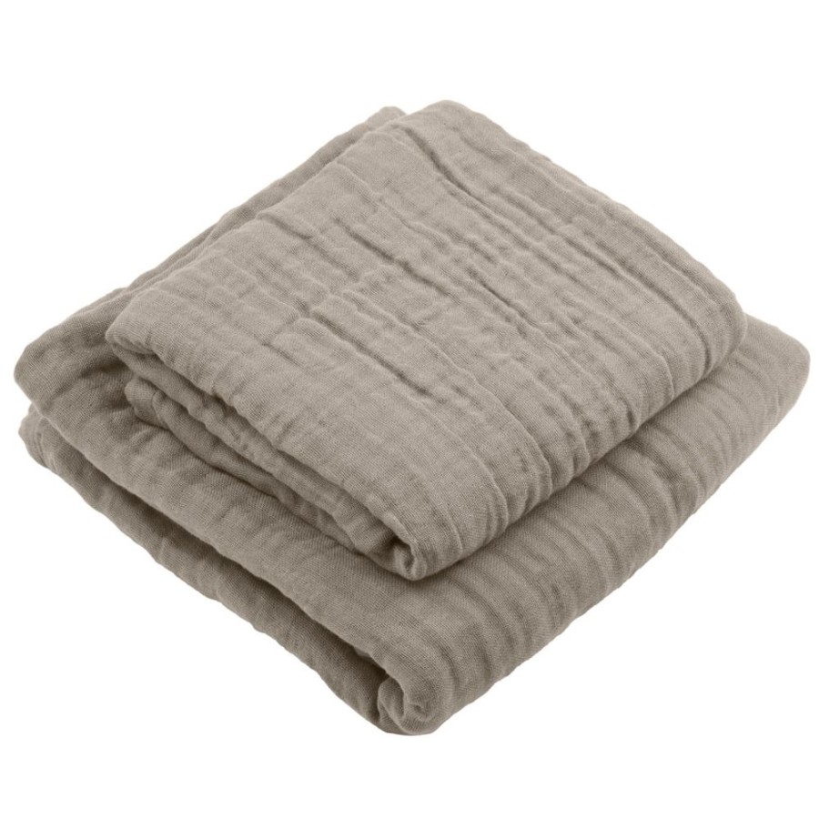 Textil The Organic Company Handdukar & Badlakan | Fine Gavoset 2-Pack, Clay