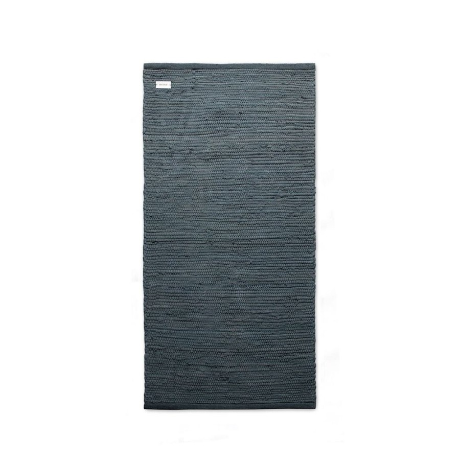 Mattor Rug Solid Bomullsmattor & Trasmattor | Cotton Matta Steel Grey, 65X135 Cm