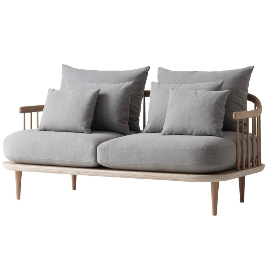 Mobler &Tradition 3-Sitssoffor | Fly Sofa Sc2 Soffa, Vitoljad Ek / Hot Madison 094