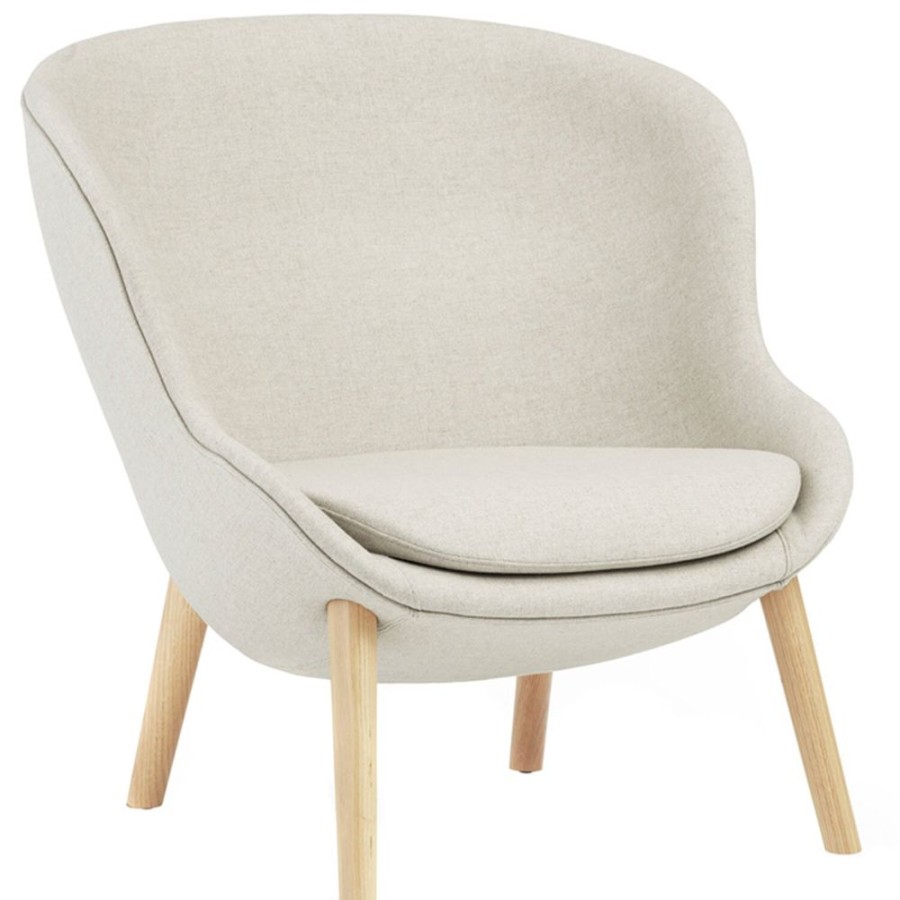 Mobler Normann Copenhagen Fatoljer | Hyg Fatolj Lag, Off-White / Ek