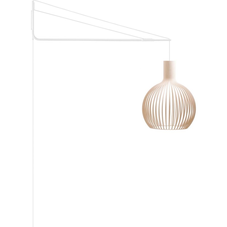 Belysning Secto Design Lampsladdar & Ovriga Lamptillbehor | Varsi 1000 Upphangningsarm, Vit