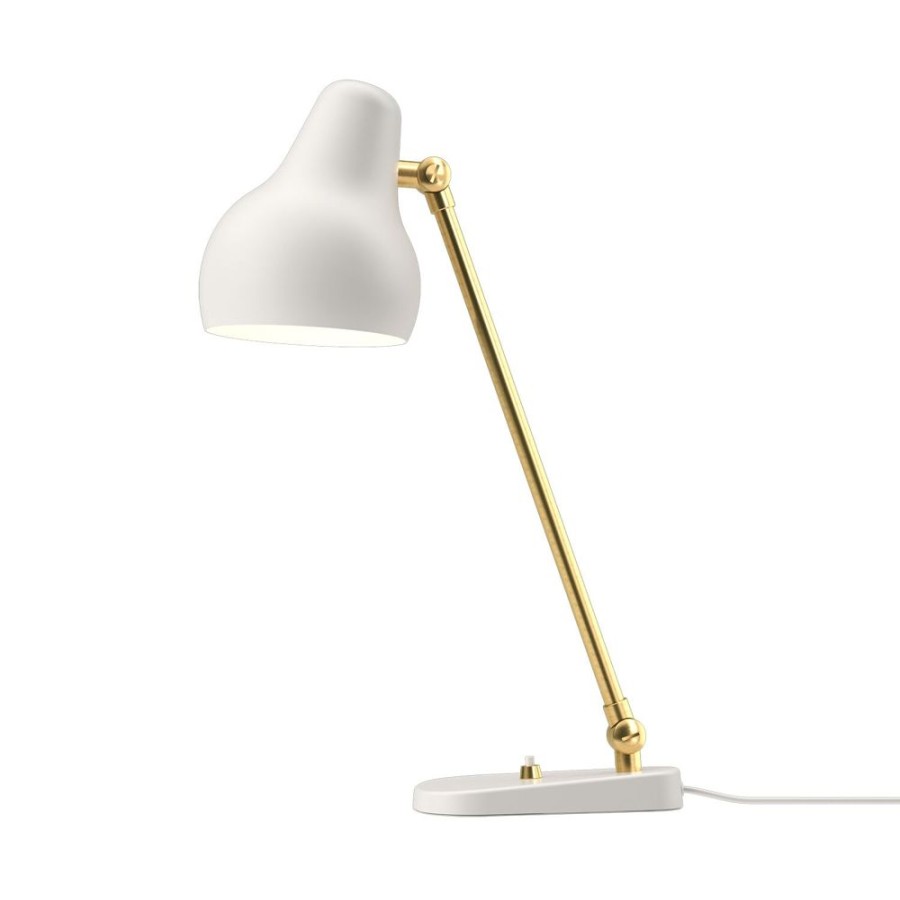 Belysning Louis Poulsen Sanglampor | Vl38 Bordslampa, Vit/Massing