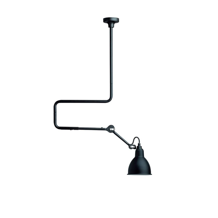 Belysning DCWéditions Plafonder | La Lampe Gras N°312 Taklampa, Svart