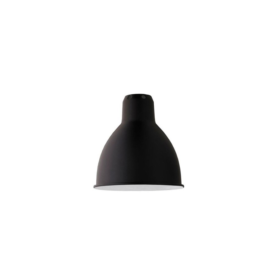 Belysning DCWéditions Lampskarmar | Lampe Gras Sha L Round Lampskarm, Svart