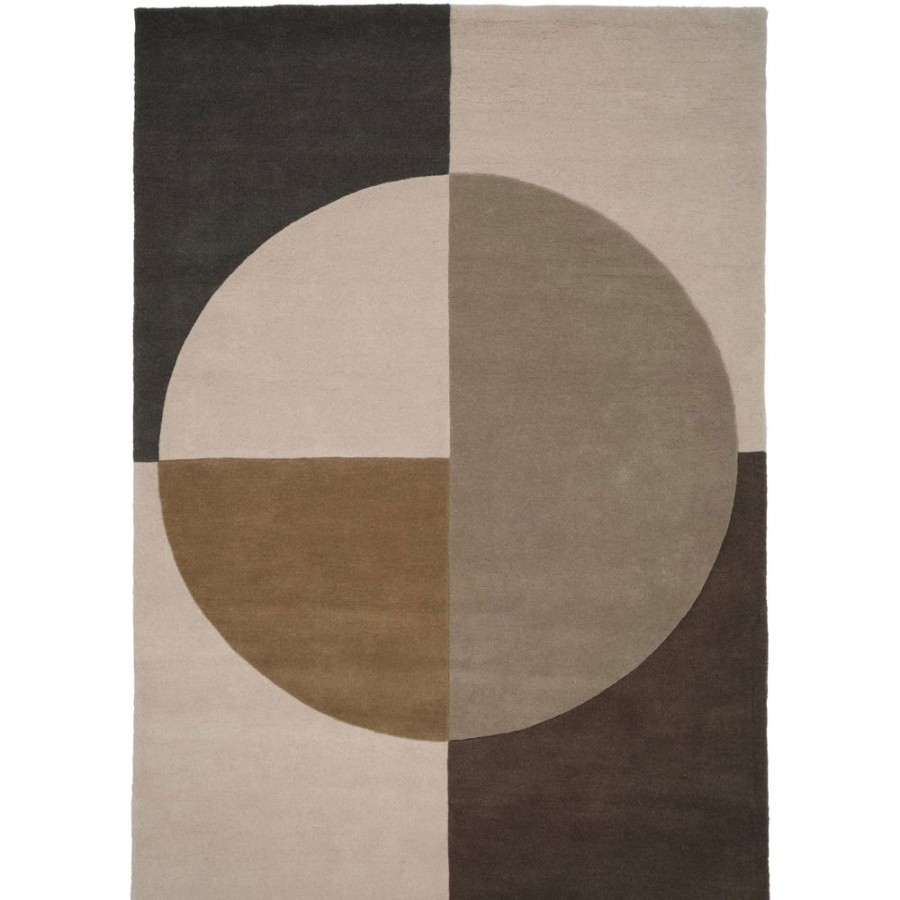 Mattor Linie Design Viskosmattor & Polyestermattor | Radiality Ullmatta 250X350 Cm, Olive