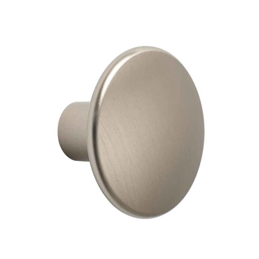 Inredning Muuto Krokar & Galgar | The Dots Krok Metall O3,9 Cm, Taupe