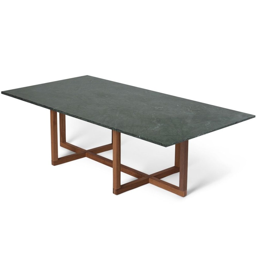 Mobler OX Denmarq Soffbord | Ninety Large Soffbord 140X70X40 Cm, Smoked Oak/Green Indio