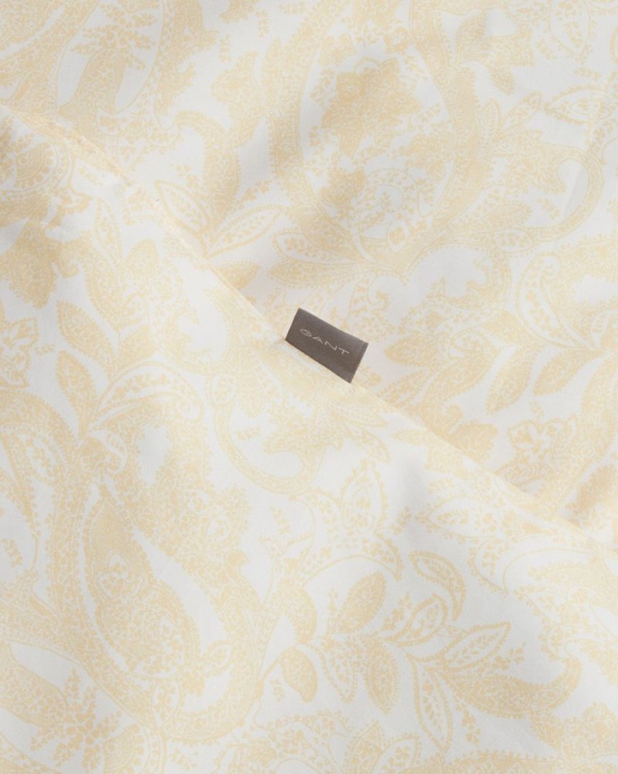 Textil Gant Home Paslakan | Porcelain Paisley Paslakan 150X210 Cm, Butter Yellow