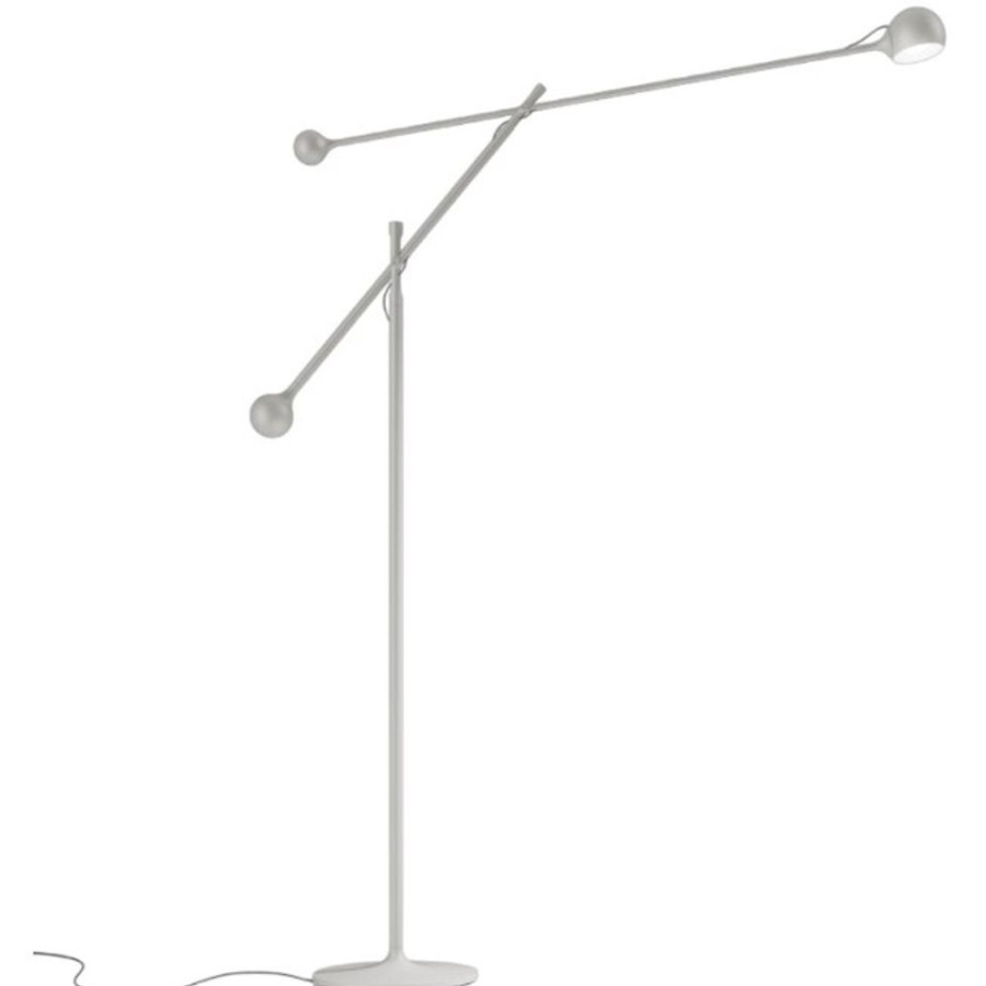 Belysning Artemide Golvlampor | Ixa Golvlampa, Vit / Gra