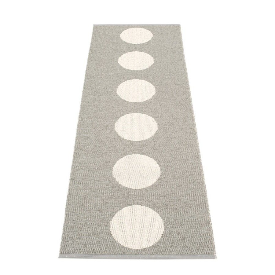 Mattor Pappelina Plastmattor | Vera Matta 70X300 Cm, Warm Grey/Vanilla