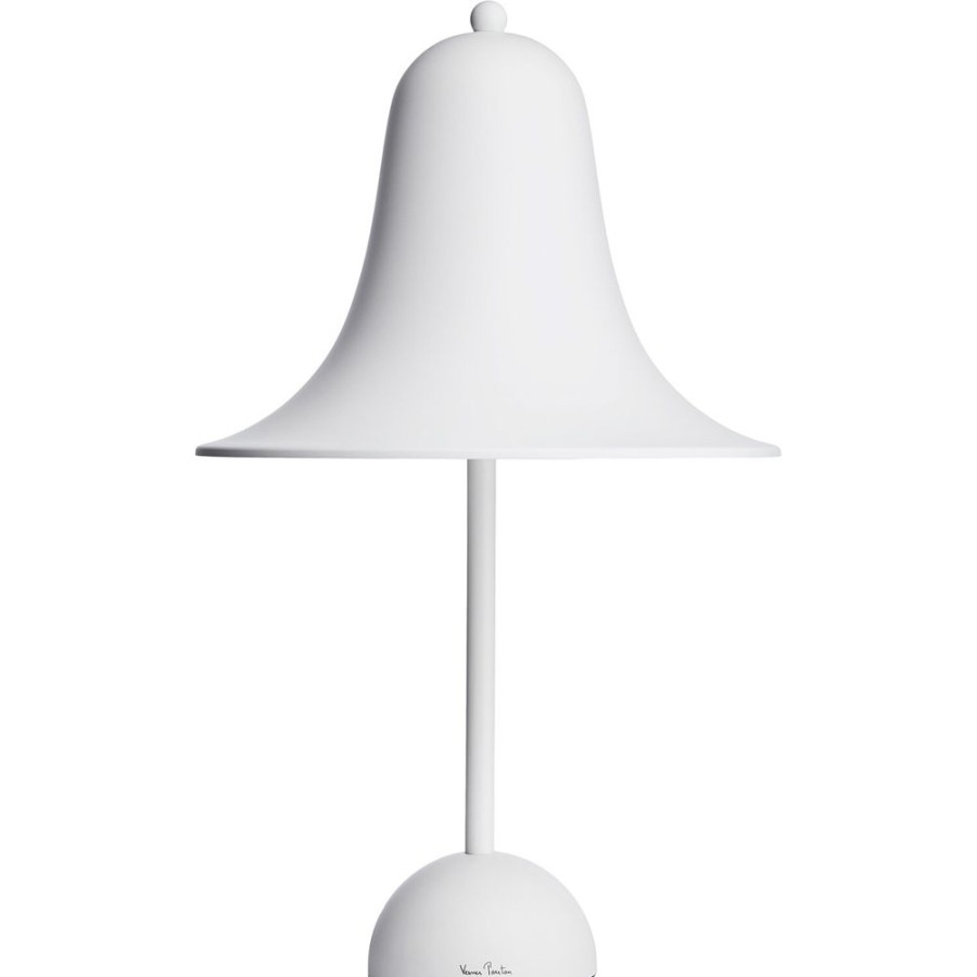 Belysning Verpan Bordslampor | Pantop Bordslampa 23 Cm, Matt Vit