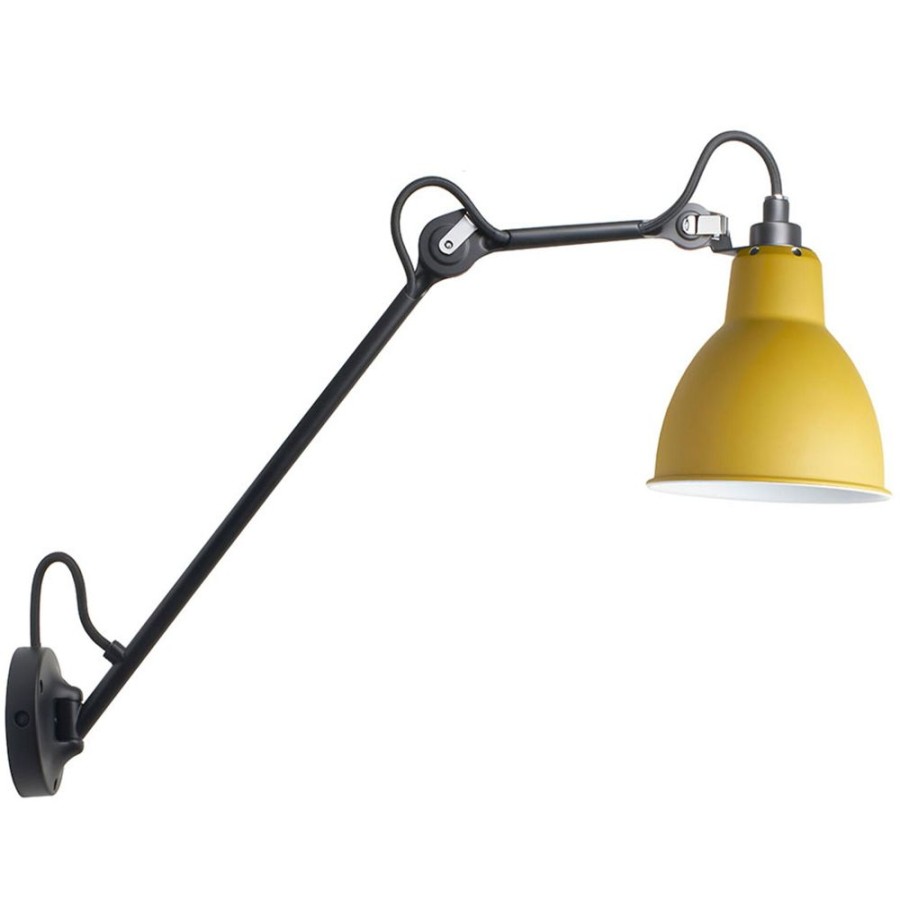 Belysning DCWéditions Vagglampor | Lampe Gras N°122 Sw Vagglampa, Gul