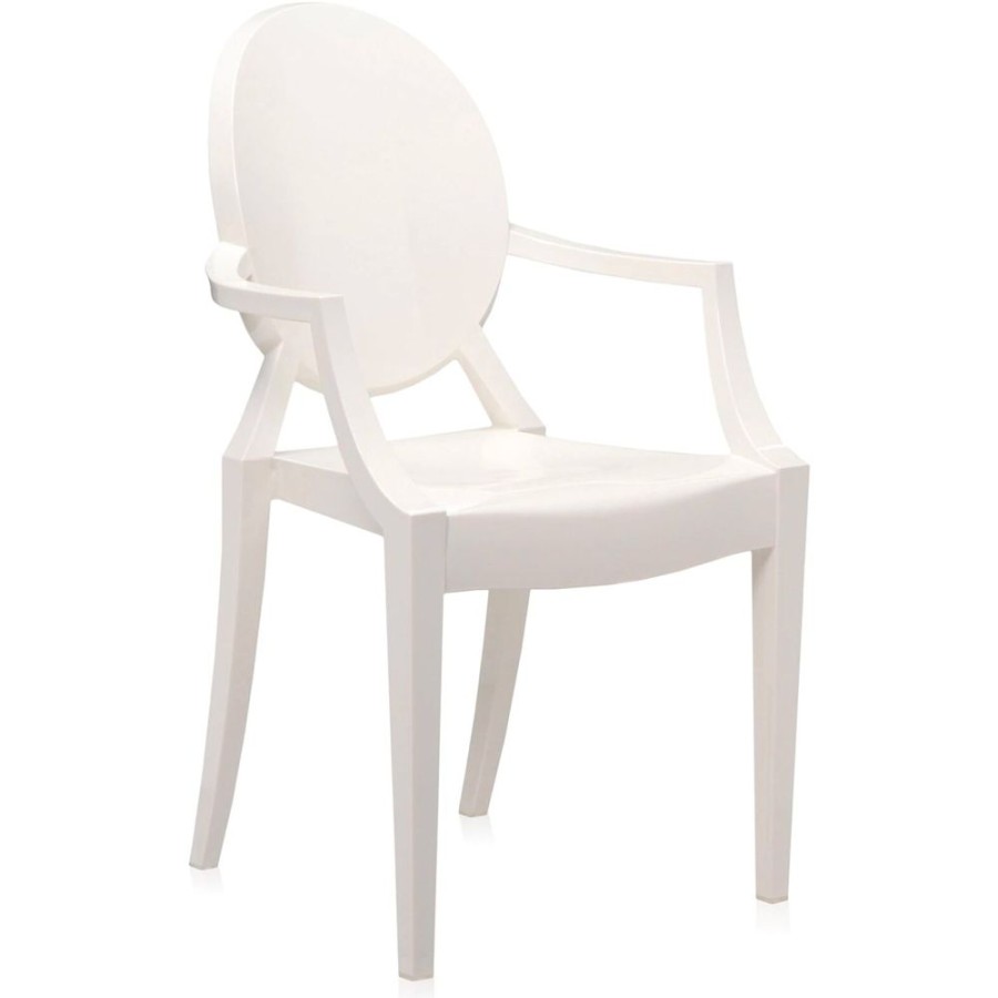 Mobler Kartell Matstolar | Louis Ghost Stol, Vit