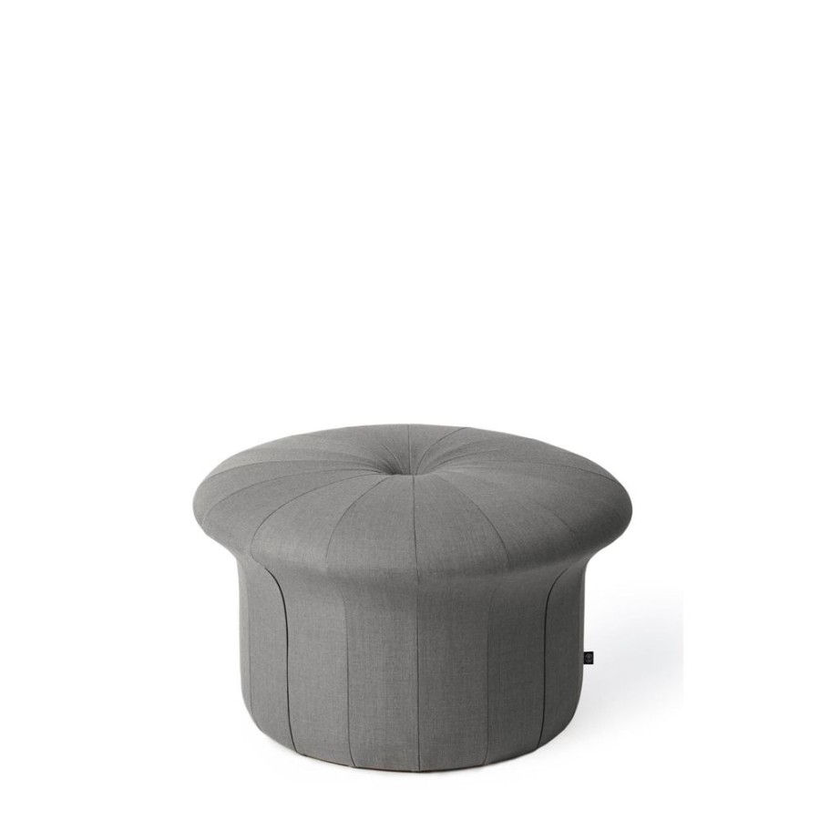 Mobler Warm Nordic Sittpuffar | Grace Sittpuff, Grey Melange