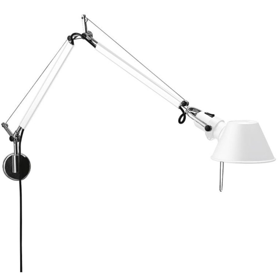 Belysning Artemide Vagglampor | Tolomeo Mini Wall Lamp Vagglampa, Vit