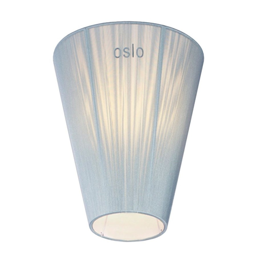 Belysning Northern Lampskarmar | Oslo Wood Lampskarm, Light Blue