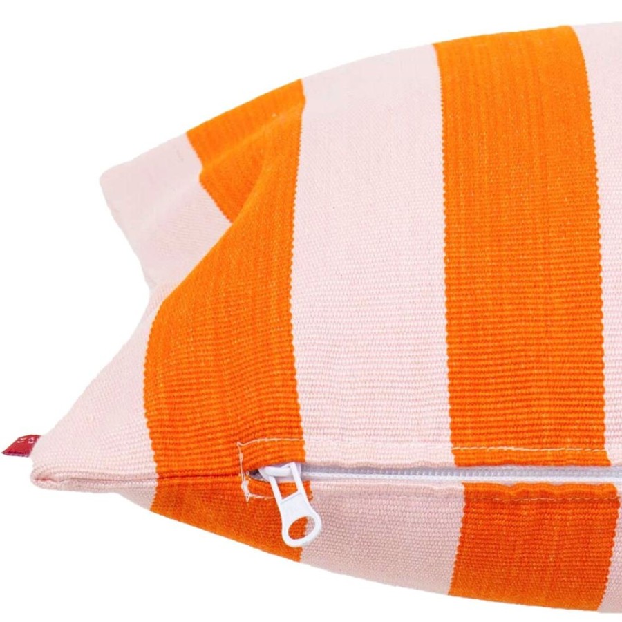 Textil A world of craft Prydnadskuddar & Kuddfodral | Carla Kuddfodral 50X50 Cm, Orange/Rosa