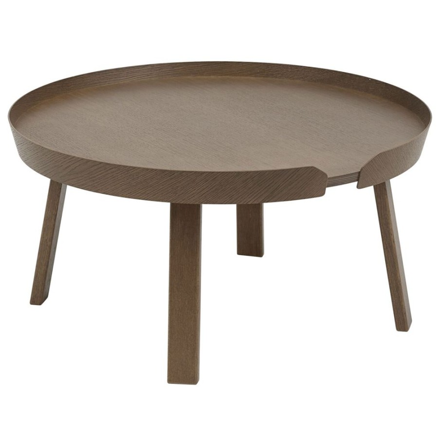 Mobler Muuto Soffbord | Around Soffbord Large, Stained Dark Brown