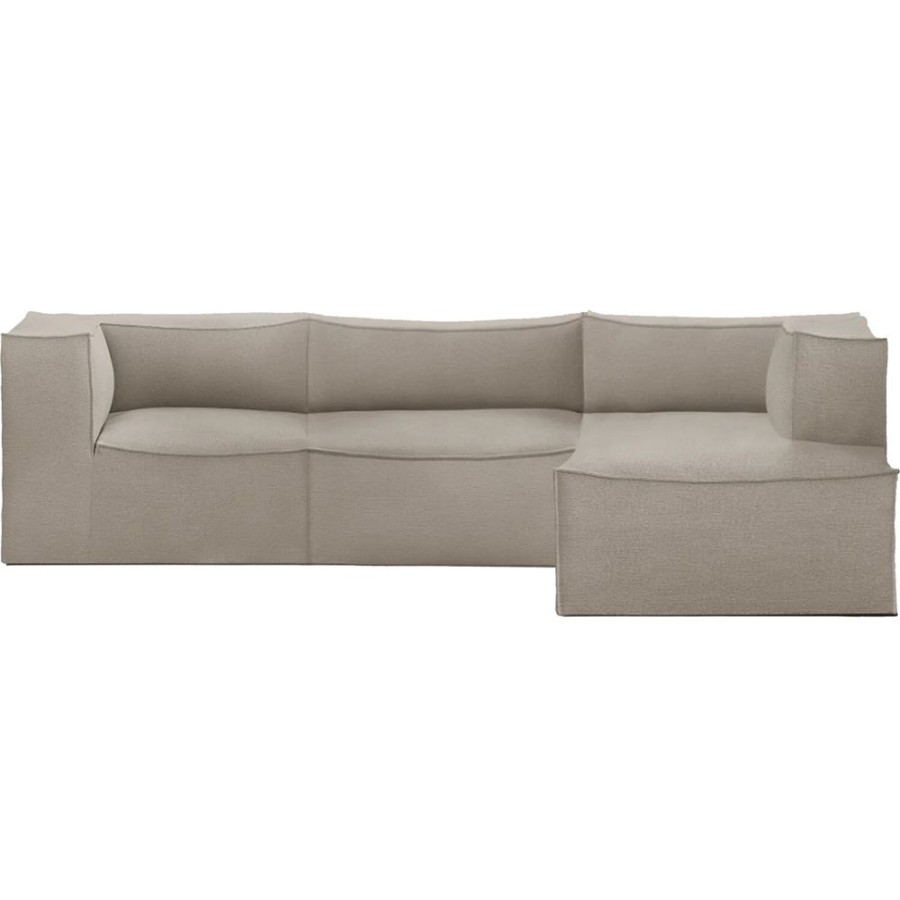 Mobler Ferm Living 3-Sitssoffor | Catena Sofa Large Combi2 Soffa, Natural Natural Natur