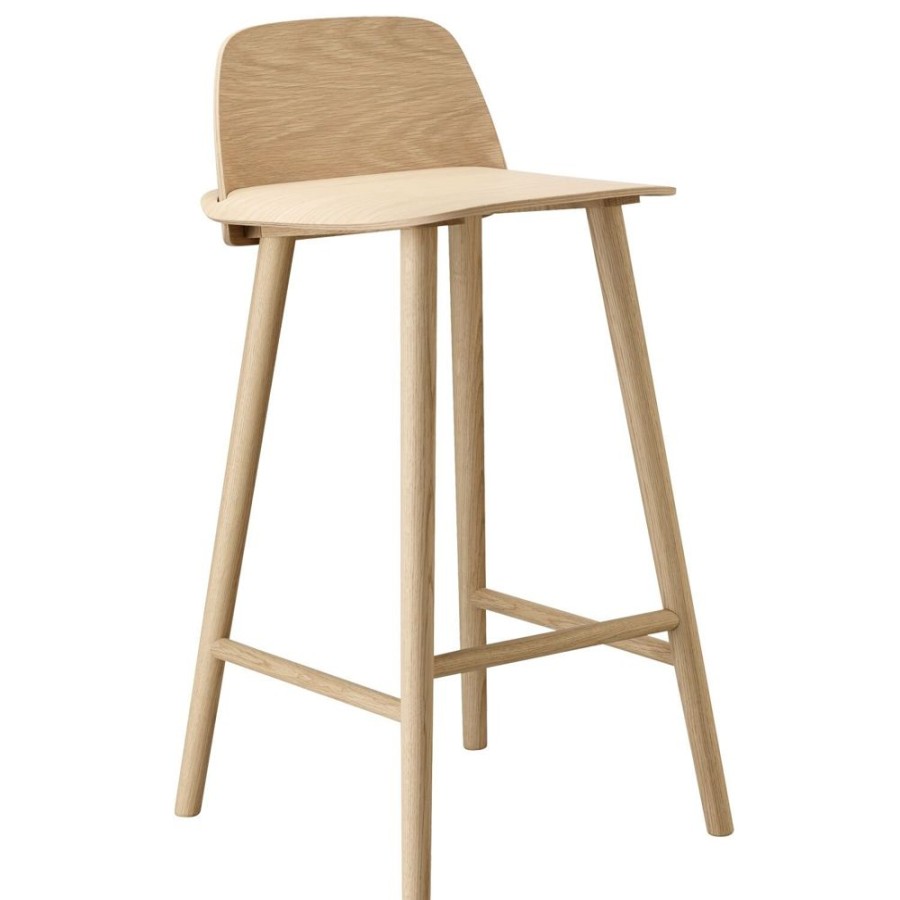 Mobler Muuto Barstolar | Nerd Barstol H65, Ek