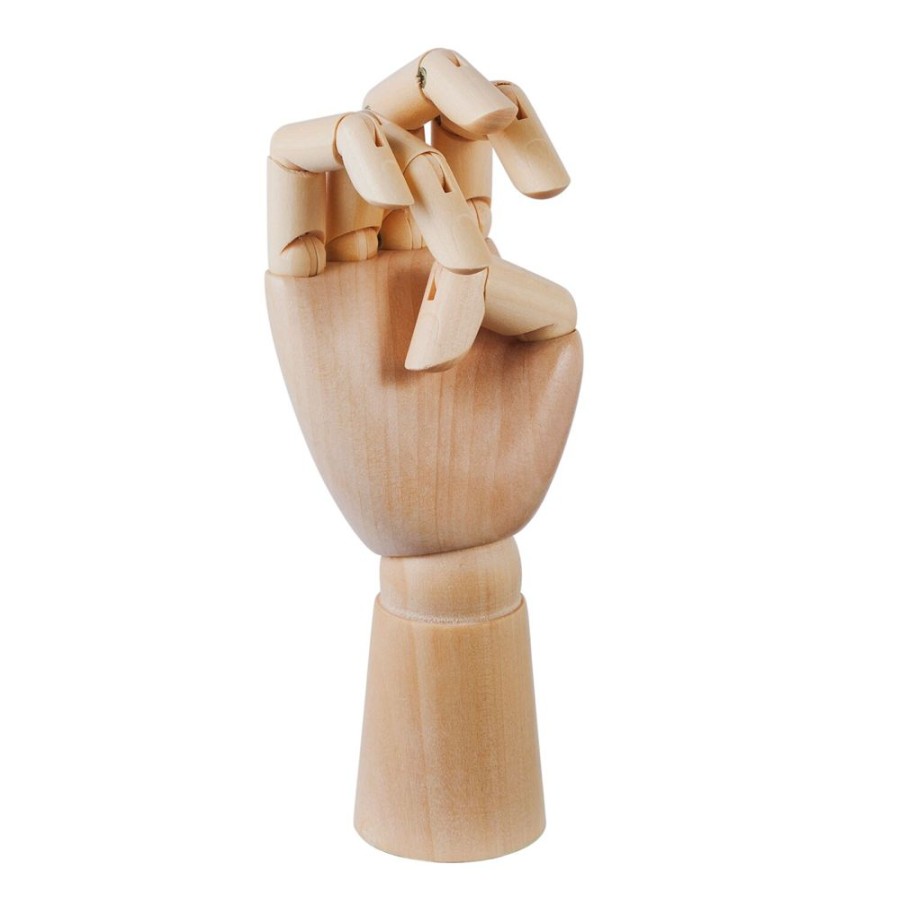 Inredning HAY Skulpturer & Dekorativa Accessoarer | Wooden Hand H13,5 Cm, Small