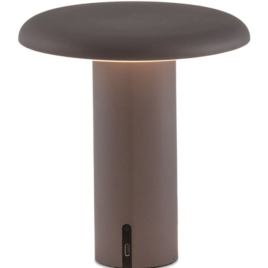 Belysning Artemide Bordslampor | Takku Bordslampa Portabel, Anodized Grey