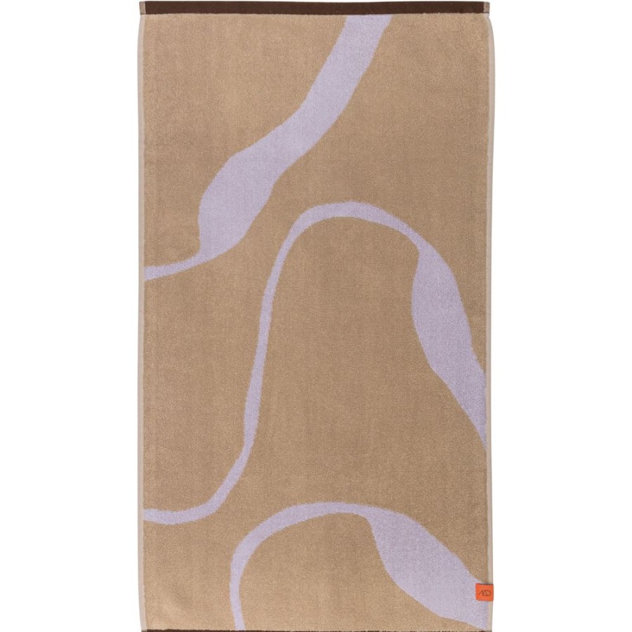 Textil Mette Ditmer Handdukar & Badlakan | Nova Arte Badhandduk 70X133 Cm, Sand / Syreen