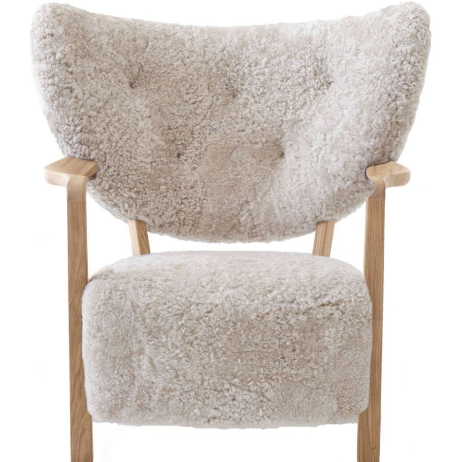 Mobler &Tradition Fatoljer | Wulff Atd2 Loungefatolj, Oak/Sheepskin Moonlight