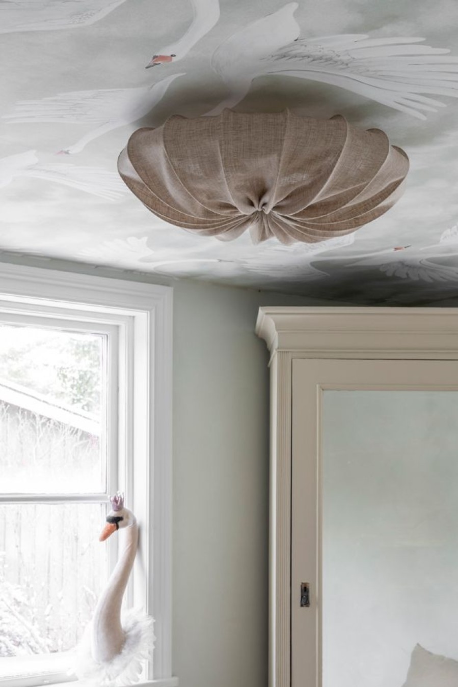 Belysning Watt & Veke Plafonder | Anna 60 Plafond Linne, Sand