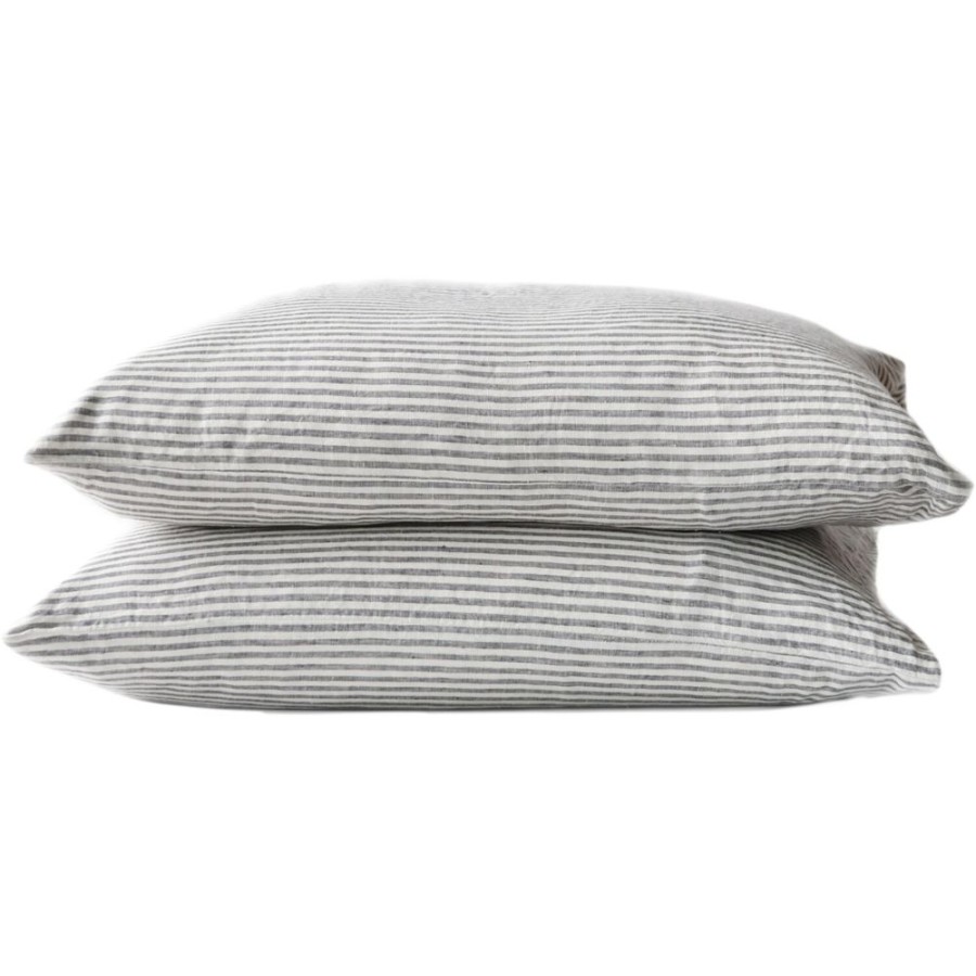 Textil Tell Me More Orngott | Linen Orngott 50X70 Cm 2-Pack, Gra / Vit