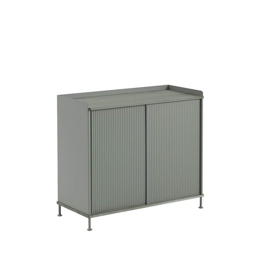 Mobler Muuto Sideboards | Enfold Sideboard Hogt, Dusty Green/Dusty Green