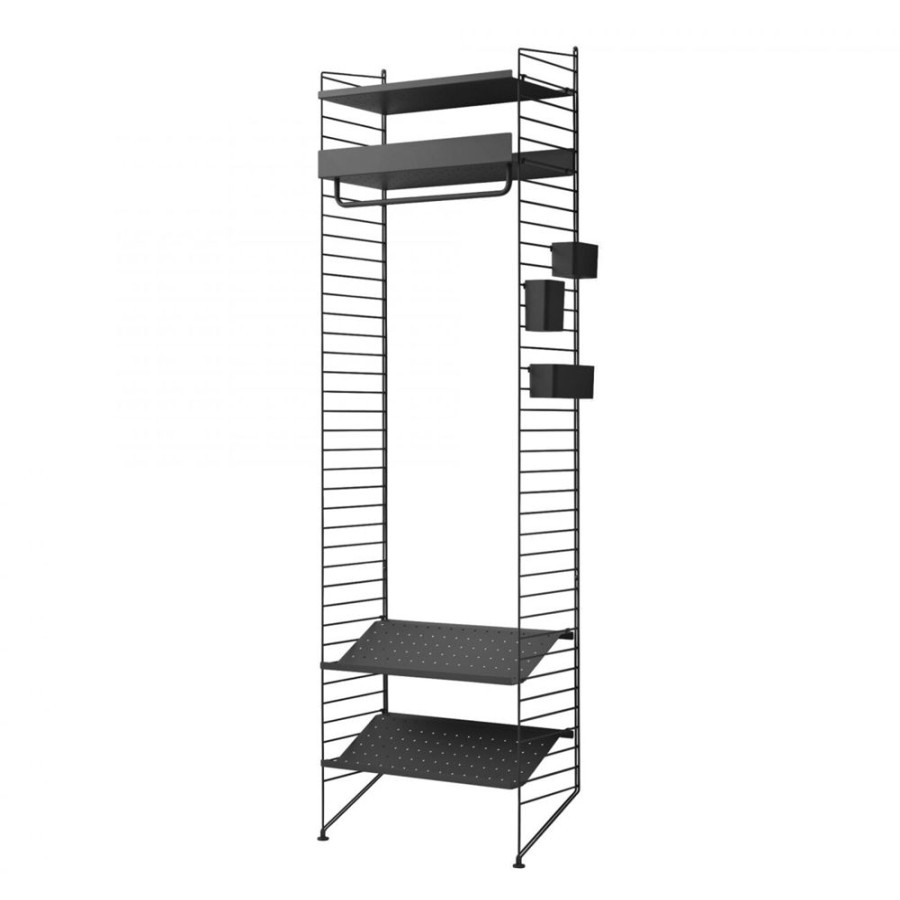 Mobler String Hyllkombinationer | String Hyllsystem No 13, Svart