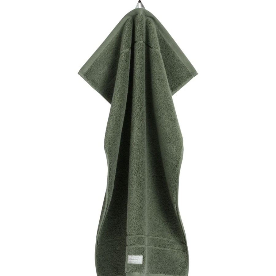 Textil Gant Home Handdukar & Badlakan | Organic Premium Handduk 30X50 Cm, Agave Green