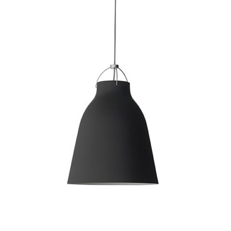 Belysning Fritz Hansen Taklampor | Caravaggio Taklampa P3 6M Kabel, Matt Svart