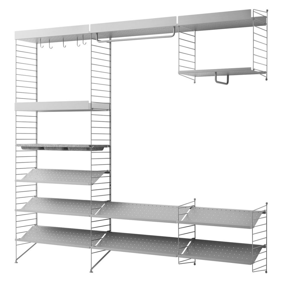 Mobler String Hyllkombinationer | String Hyllsystem No 16, Gra