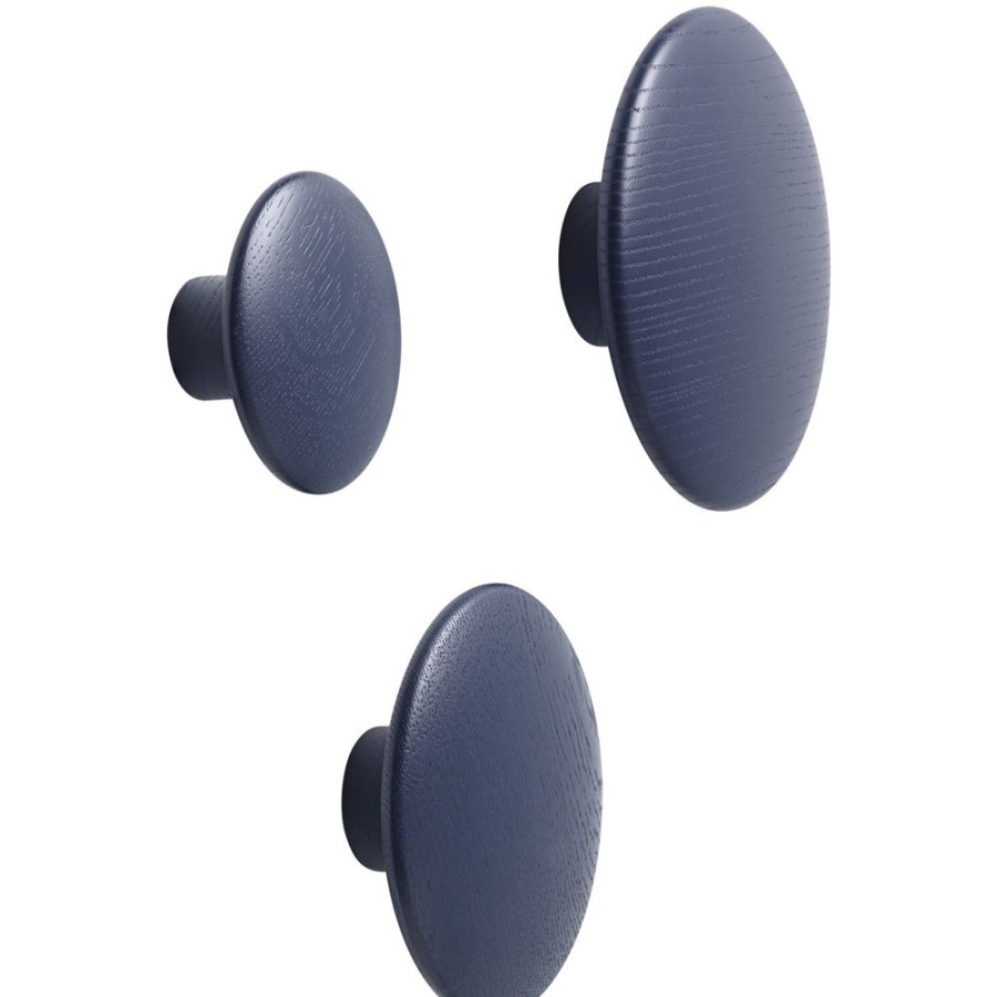 Inredning Muuto Krokar & Galgar | The Dots Krok Small, Midnight Blue