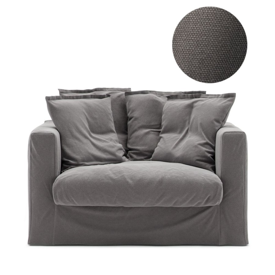 Mobler Decotique Kladslar | Le Grand Air Kladsel Loveseat Bomull, Gra