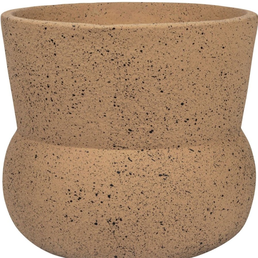 Inredning Mette Ditmer Krukor | Stone Kruka O17 Cm, Ockra