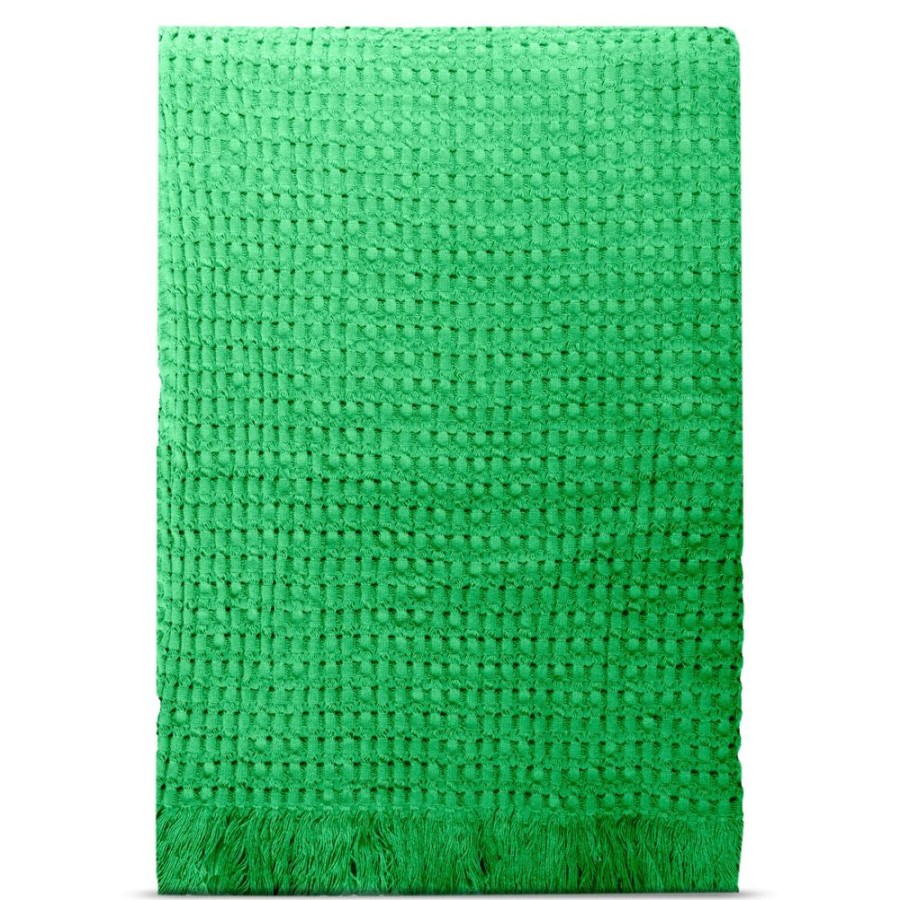 Textil Rug Solid Pladar & Filtar | Stockholm Plad 130X180 Cm, Racing Green