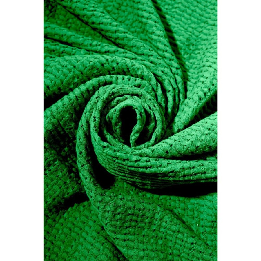 Textil Rug Solid Pladar & Filtar | Stockholm Plad 130X180 Cm, Racing Green