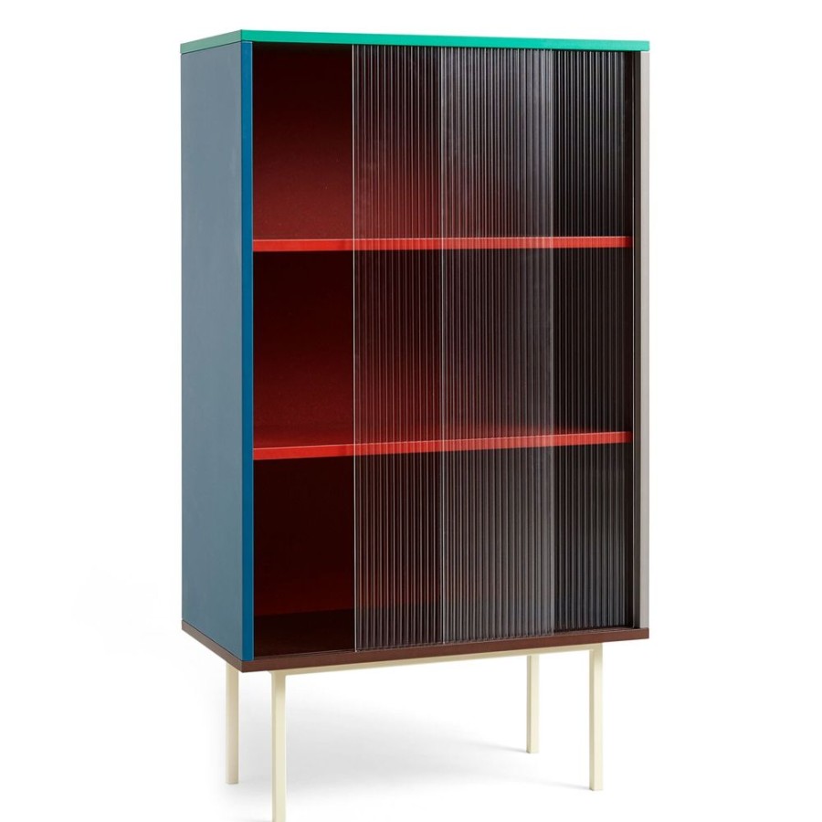 Mobler HAY Skap | Colour Cabinet Vitrinskap, Glasdorr / Multi